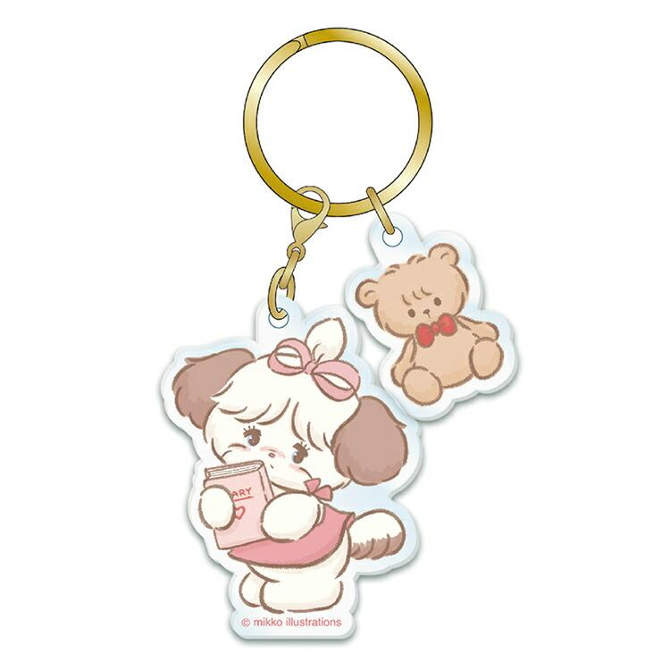 mikko illustrations|Acrylic Keychain/Keyring|H95 x W42 x D3mm mikko illustrations|Acrylic Keychain/Keyring|H95 x W42 x D3mm