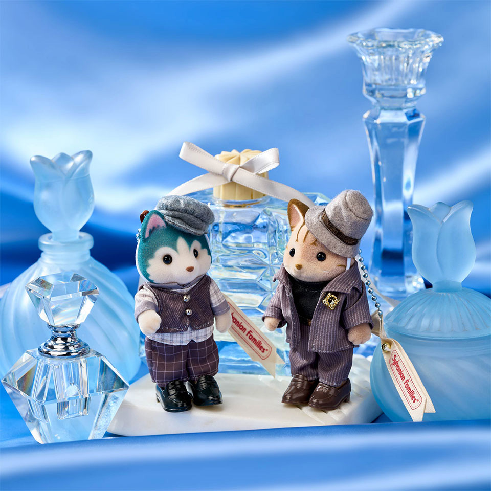 SylvanianFamilies｜Husky Brother Outing Outfit Keychain