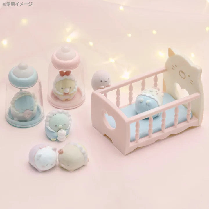 Sumikko gurashi角落生物｜可爱婴儿床/场景摆件｜约75×105×75mm