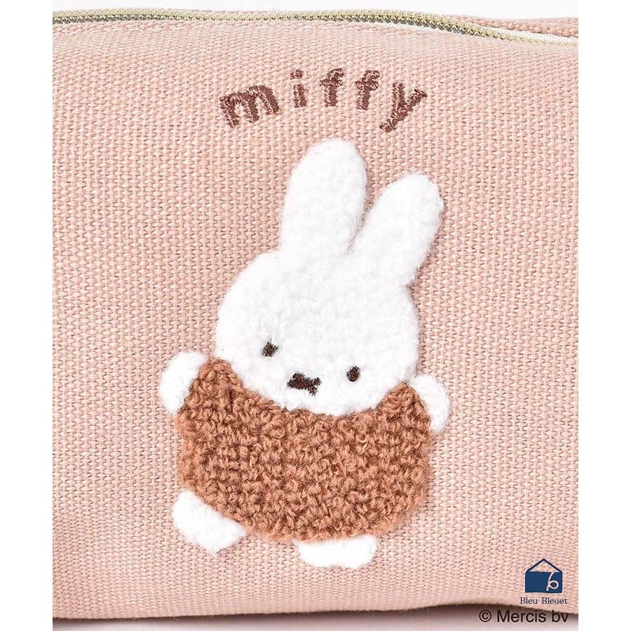 Miffy米菲｜角色刺绣图案化妆包/收纳包｜约8*15*8.5cm