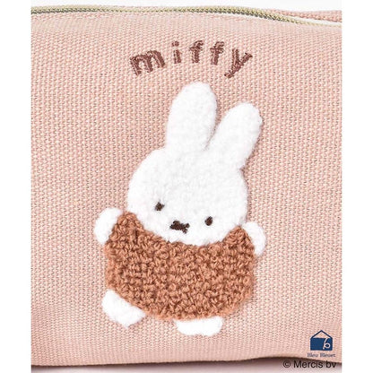 Miffy米菲｜角色刺绣图案化妆包/收纳包｜约8*15*8.5cm