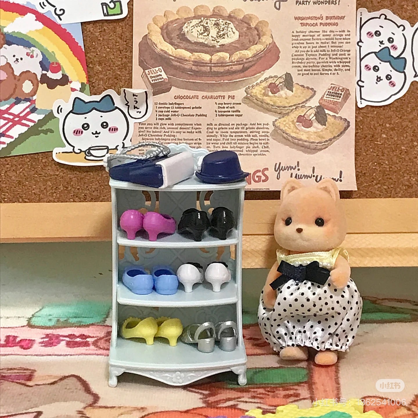 SylvanianFamilies｜Fashion Play Set Shoe Shop Collection-Caramel Dog-5541