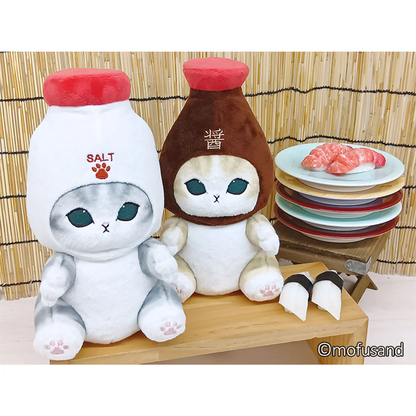 Mofusand｜Potetama Soy Sauce Nyan Plush Dolls/Plush Toy｜ H240 x W130 x D170mm approx.