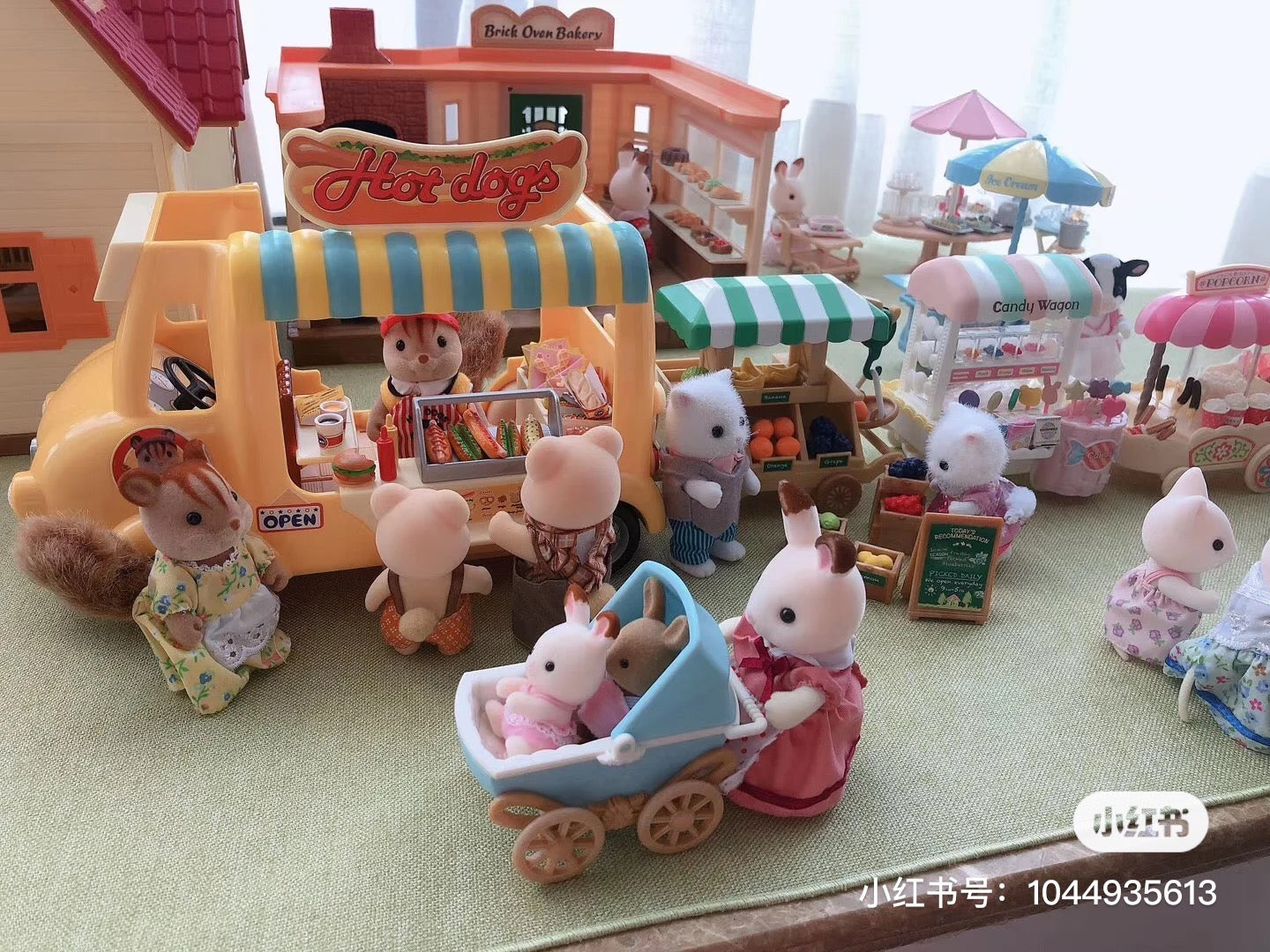 SylvanianFamilies森贝儿家族｜Chocolate Rabbit Twins Set巧克力兔双胞胎婴儿车系列/套组/玩具/过家家5432