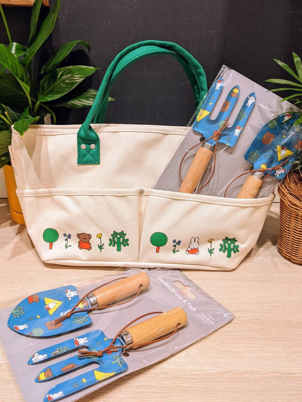 Miffy米菲｜多用工具收纳式刺绣托特包｜约H26*W13*D17cm