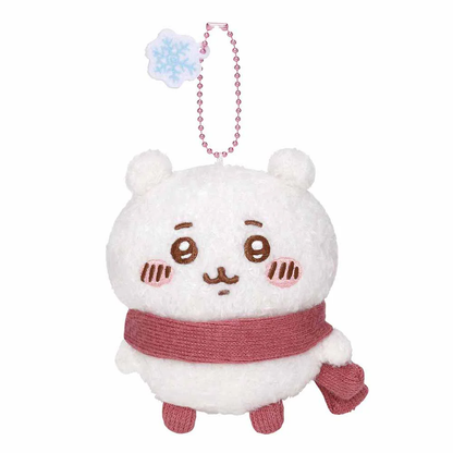 chiikawa｜Warm and Cozy Scarf Mascot Holder /Plush Keychain｜115×105×60mm approx.