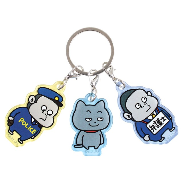 Nishimura yuji｜Keychain/Keyring｜H49×W34×D3mm approx.