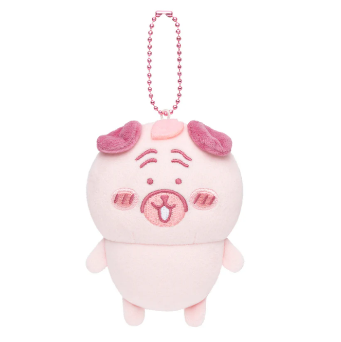 Nagano｜Characters Cherry Blossom Pink Mascot Holder /Plush Keychain｜H110×W85×D50mm approx.