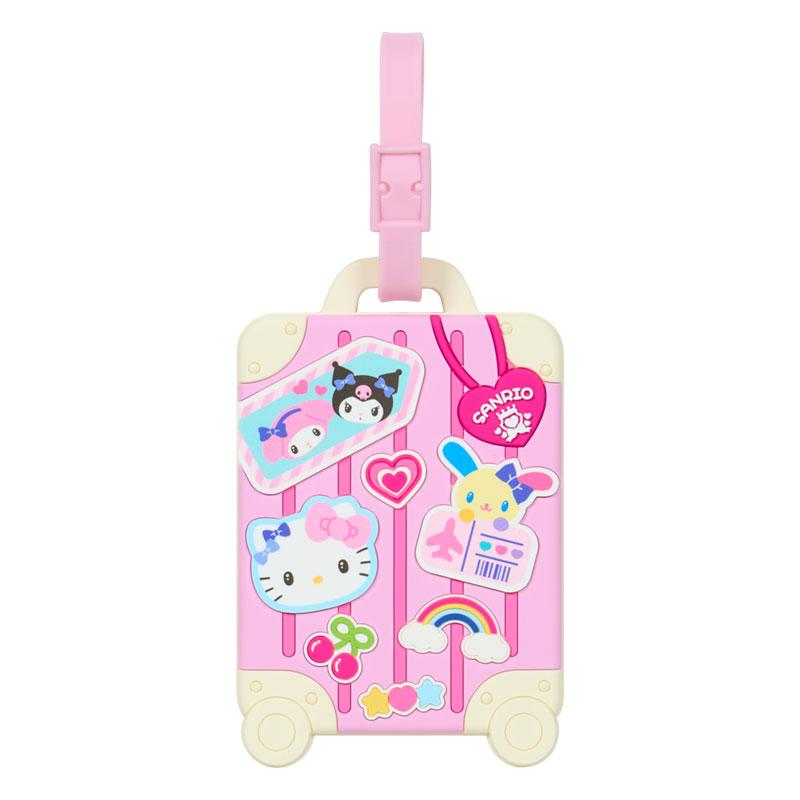 Sanrio｜Academy Sparkling Journey Characters Travel Luggage Tag｜7.5×1×12cm approx.
