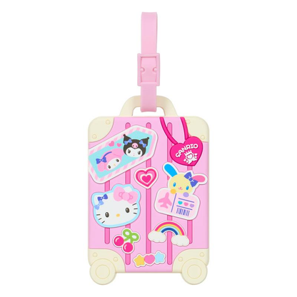 Sanrio｜Academy Sparkling Journey Characters Travel Luggage Tag｜7.5×1×12cm approx.