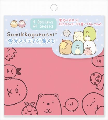 Sumikko gurashi角落生物｜荧光便签纸｜约 110×85mm