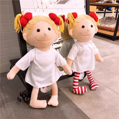 Greeting Life｜Coco-chan Large Plush Toy with Heart Embroidery｜290 x 190 mm approx.