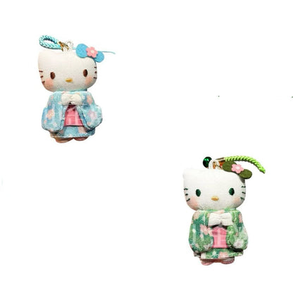 Sanrio｜Kimono Hello Kitty Phone Charm /Plush Keychain｜40×160mm approx.