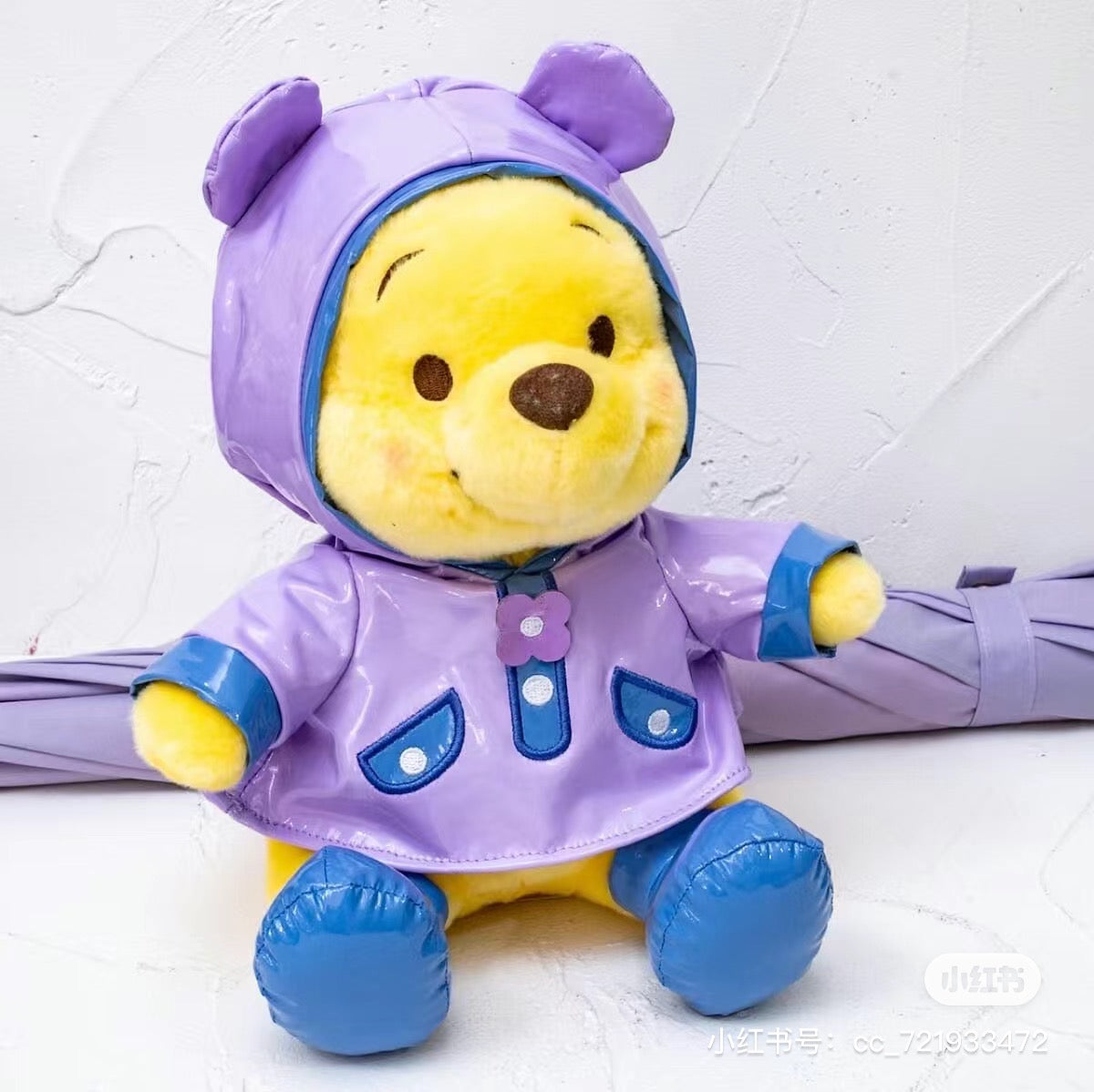 Disney迪士尼｜雨衣系列挂件/帽帽可脱｜高約 24cm