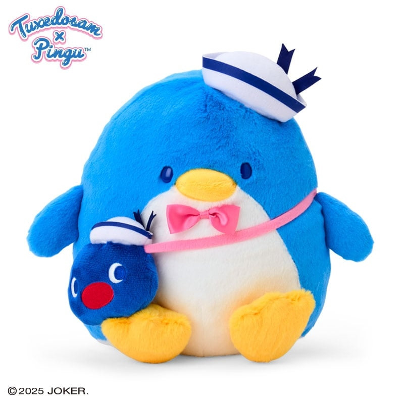 Sanrio｜Tuxedosam x Pingu 45th Anniversary Plush Dolls/Plush Toy｜23×19×21cm approx.