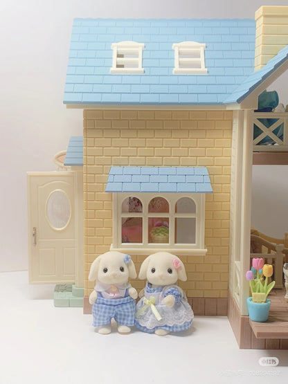 【限时折扣】SylvanianFamilies森贝儿家族｜Bluebell Cottage Gift Set-Milk Rabbit风信子别墅+牛奶兔站宝套组/玩具/过家家5671