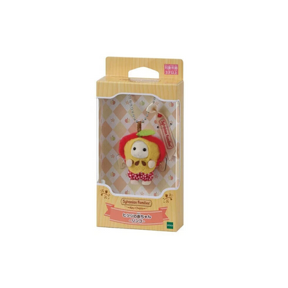 【limit 1】SylvanianFamilies｜Calico Critters Baby Sheep Apple Keychain