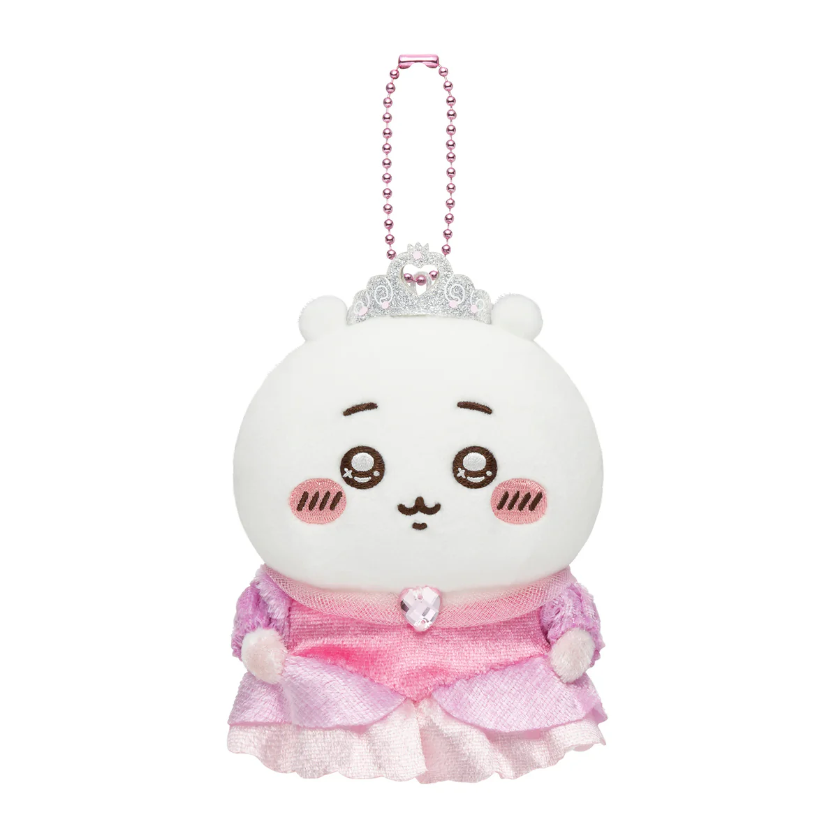 chiikawa｜Pu-Wappa Puffy Princess Mascot Holder /Plush Keychain｜120×80×60mm approx.