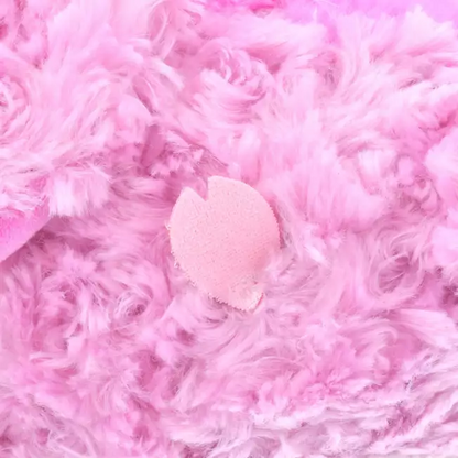 Disney迪士尼｜Cherry Blossom Sakura 2025Collection  PlushToy 东迪2025年限定樱花粉坐姿毛绒玩偶/公仔/超好摸玫瑰卷毛｜ 约高さ31×幅26×奥行き21(cm)