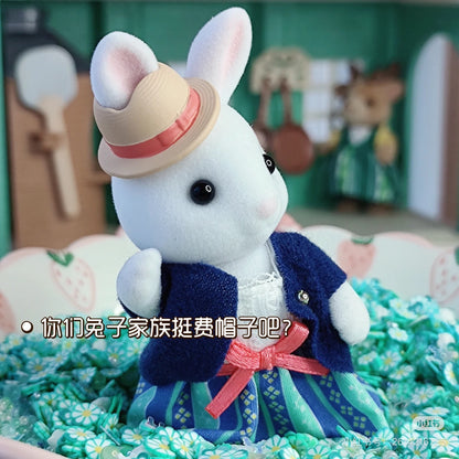 SylvanianFamilies森贝儿家族｜Weekend Travel Set Snow Rabbit Mother 雪兔妈妈周末旅行套组/玩具/过家家5641