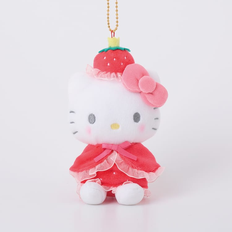 Sanrio｜Strawberry Crown Mascot Holder /Plush Keychain｜H10cm approx.