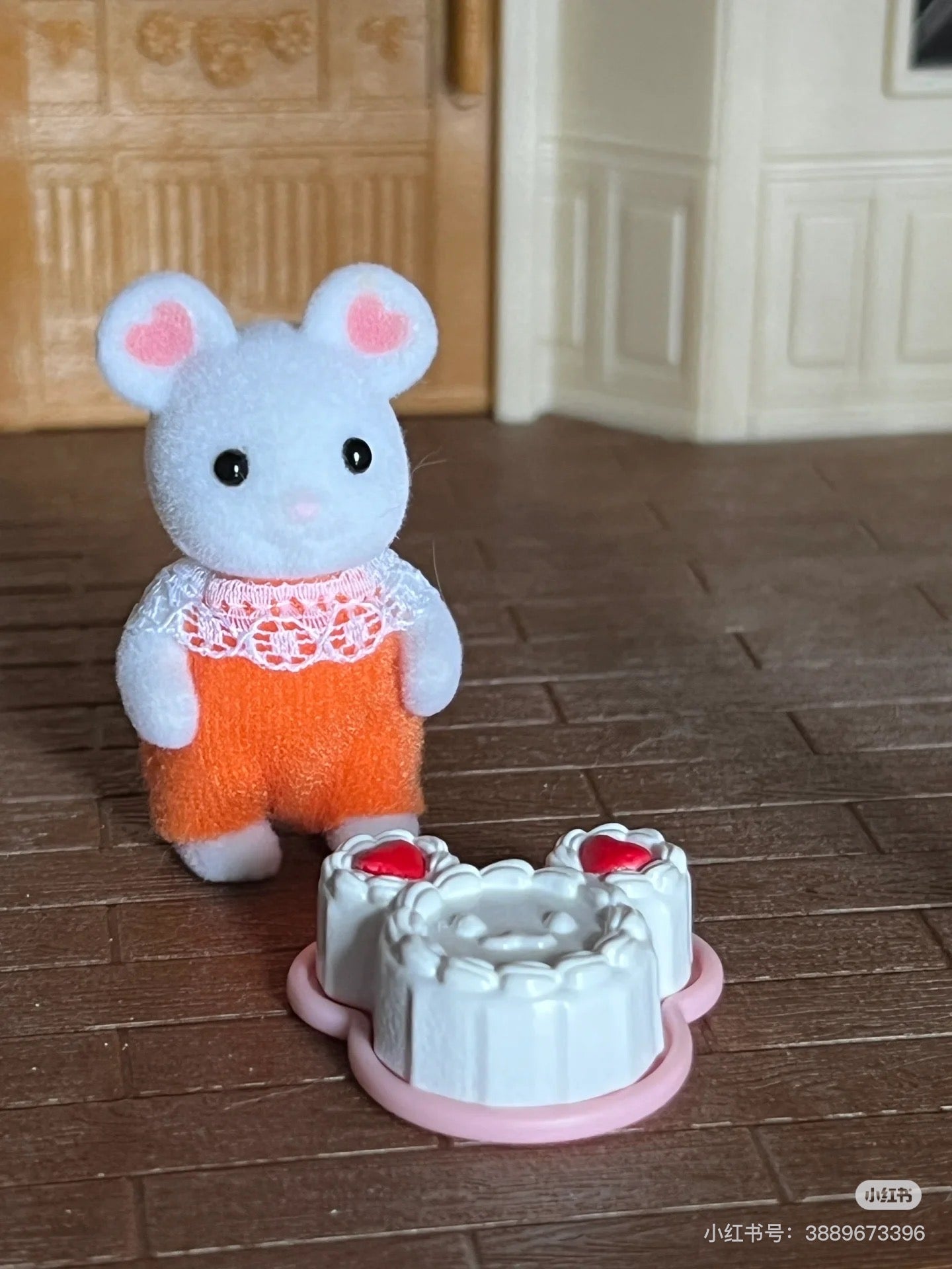 SylvanianFamilies｜Marshmallow Mouse Baby Doll