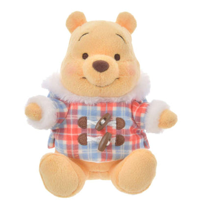 Disney迪士尼｜Winter Jacket Doll东迪冬日限定格纹大衣斗篷坐姿毛绒玩偶钥匙扣挂件/包挂｜约高 14 x 宽 14 x 深 9(cm)