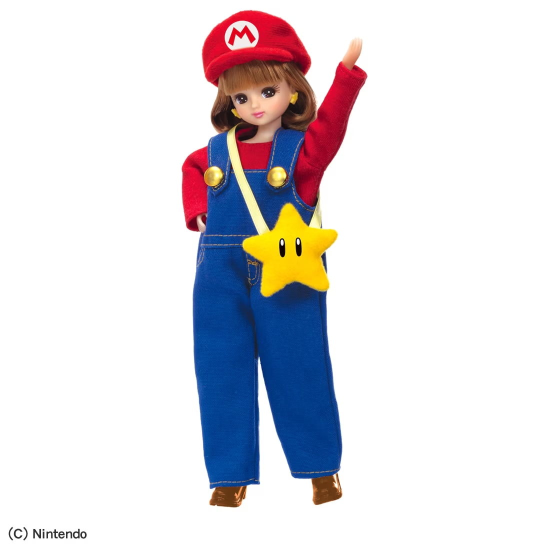 【limit 1】Licca｜Super Mario Licca-chan Mario Doll｜W125×H265×D42mm approx.