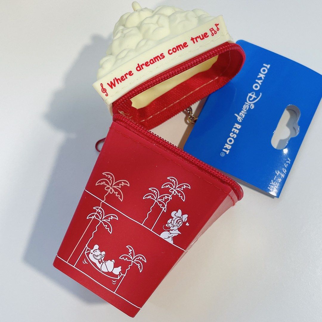 Disney迪士尼｜米奇爆米花零钱包挂件