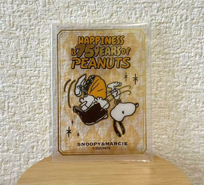 Snoopy｜Peanuts 75th anniversary Clear Card Collection mystery bag/blind box/All 10 types｜1pcs