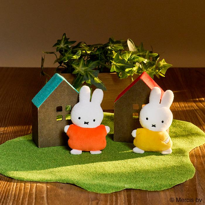 Miffy｜color Petit Mascot Holder /Plush Keychain｜H10.5 x W6.5 x D1.5cm approx.