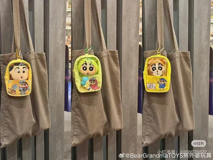 Crayon shin-chan｜Backpack Shaped Pouch｜ 5.1 x 10.1 x 15.1cm approx.