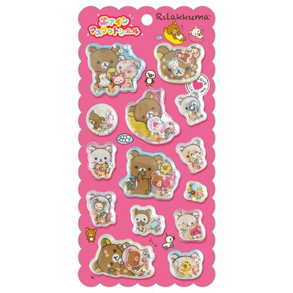 Rilakkuma｜ "Rilakkuma of Yesteryear" Series Air-In Mascot Sticker｜H200 x W95mm approx.