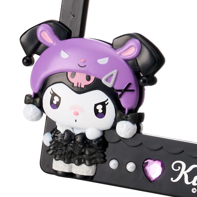 Sanrio｜Monochrome Fashion Series All Black Kuromi Mode Stand Mirror｜18.5×11×21cm approx.