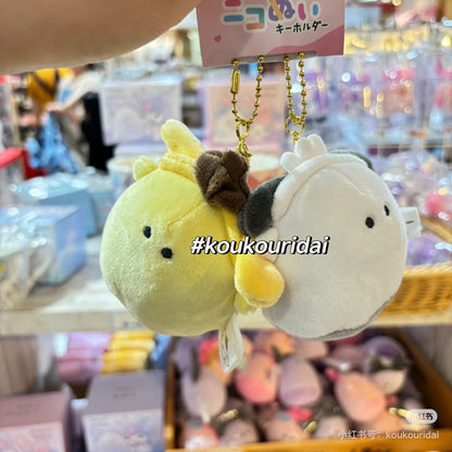 Sanrio｜Characters x Obakenu Mascot Holder/Push Keychain｜H120×W60×D20mm approx.
