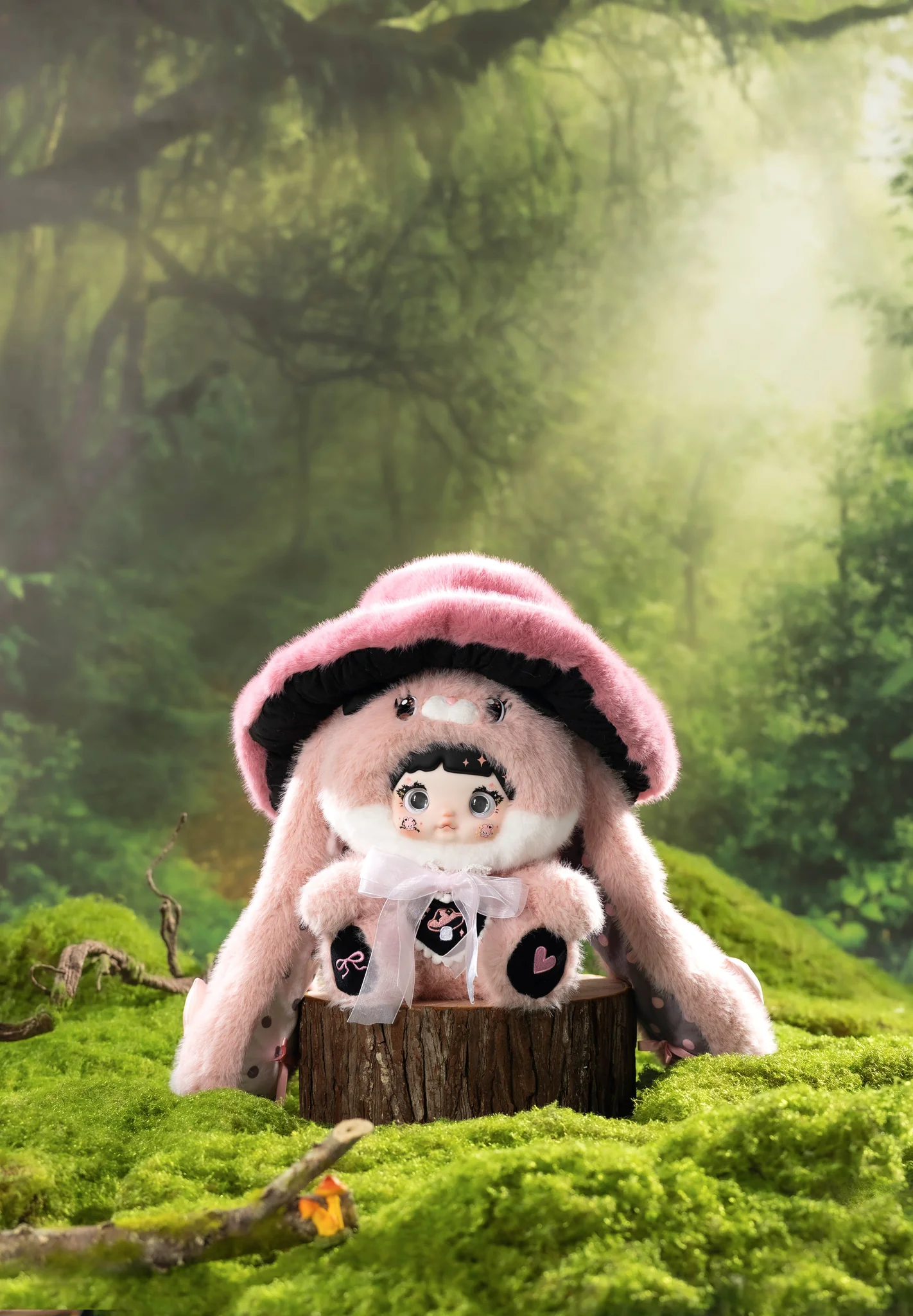 NOMMI Mushroom Hat 400% Big Doll Series vinyl Plush Blind Box