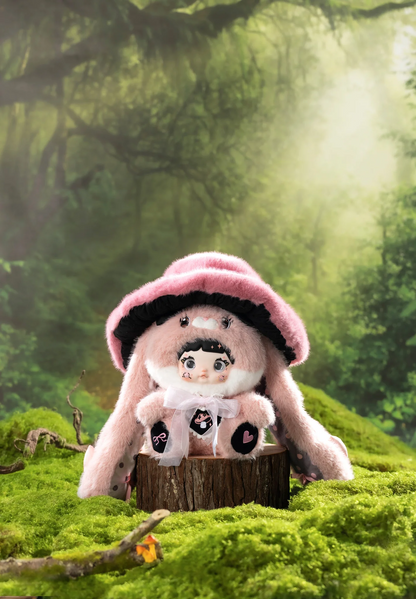 NOMMI Mushroom Hat 400% Big Doll Series vinyl Plush Blind Box