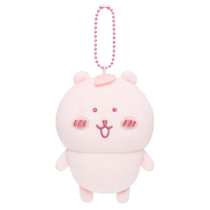 Nagano｜Characters Cherry Blossom Pink Mascot Holder /Plush Keychain｜H110×W85×D50mm approx.