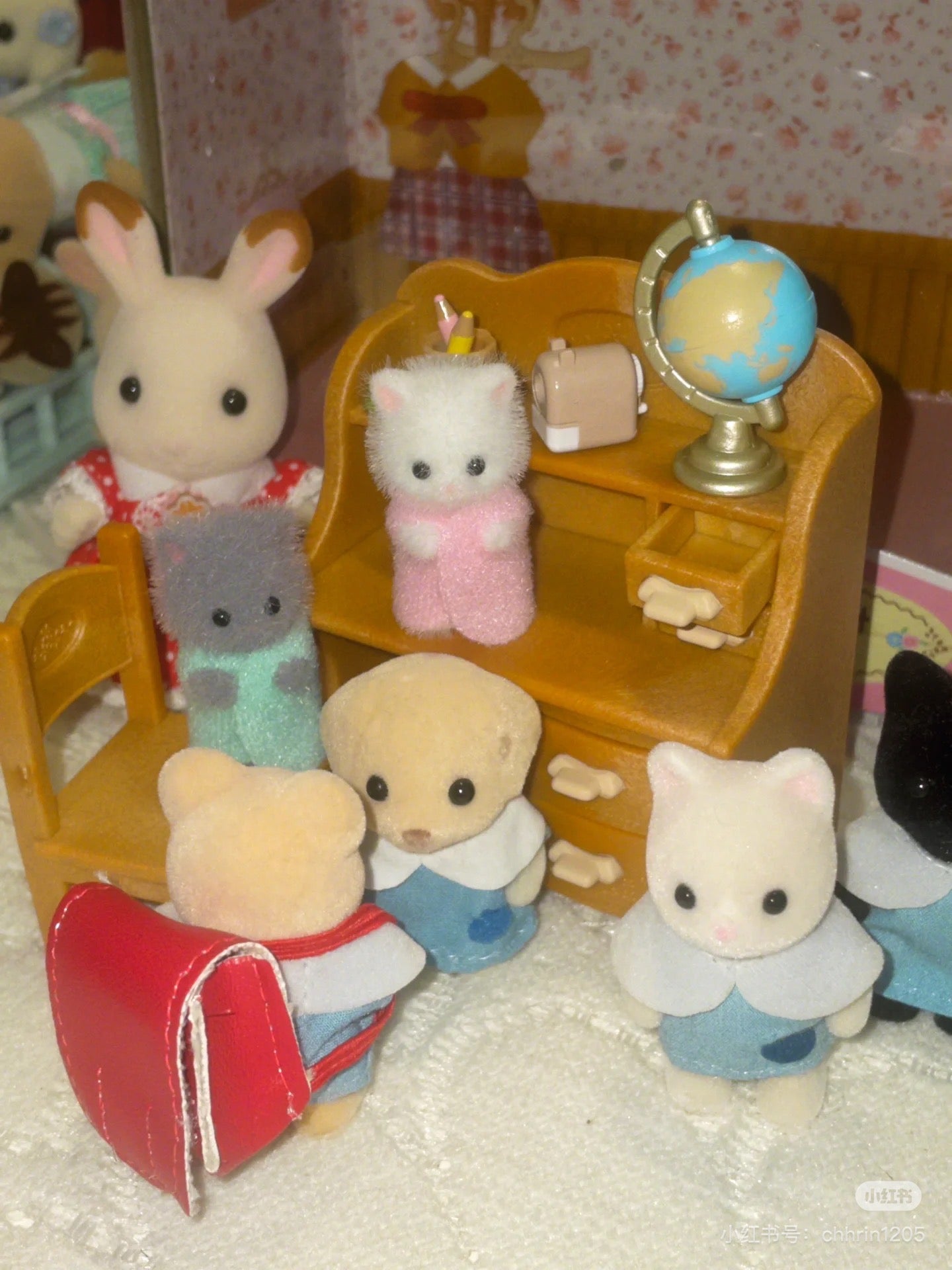 SylvanianFamilies森贝儿家族｜Chocolate Rabbit Sister Set - Brand New &amp; Sealed巧克力兔家具套组/玩具/过家家5016