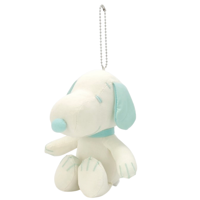 Snoopy｜PEANUTS Cooling Mascot Holder /Plush Keychain ｜H12 x W8 x D9.5cm approx.