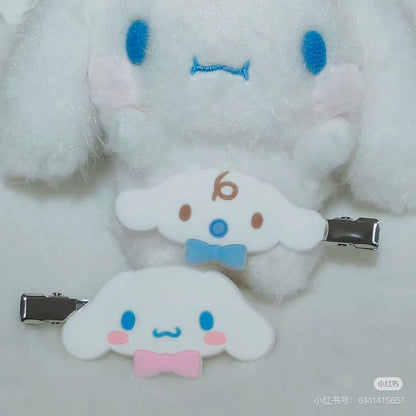 Sanrio｜Flocked Bangs Clip Set｜6×1.1×4cm approx.