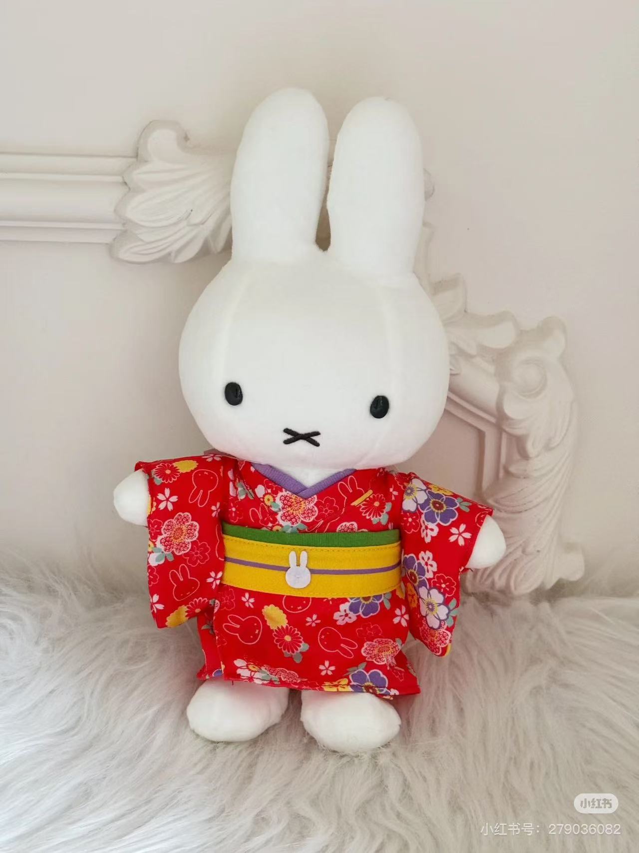 Miffy｜ Kimono Flower Plush Dolls/Plush Toy ｜29×16.5×7.5cm approx.