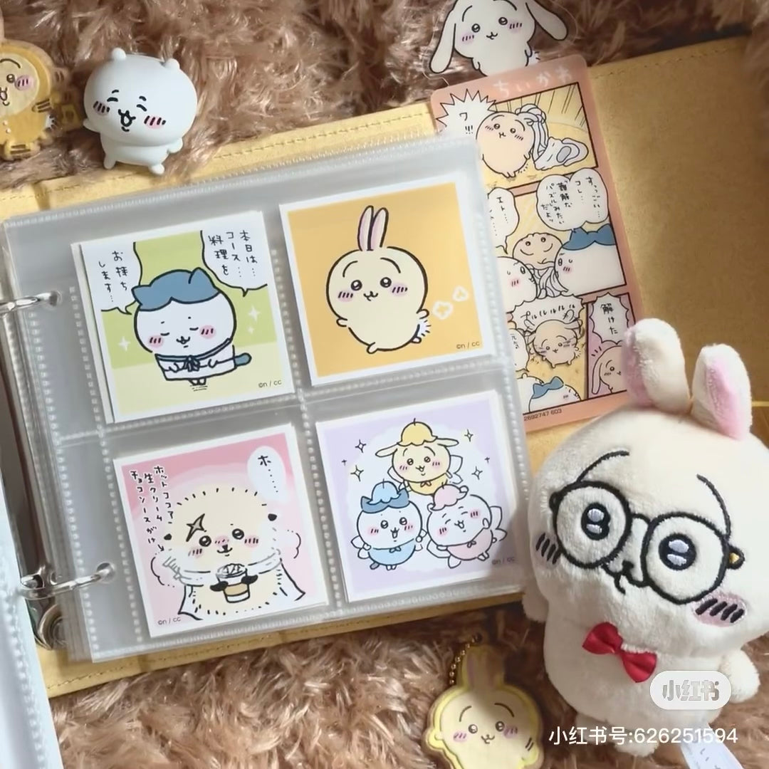 Chiikawa 吉伊卡哇｜软软外壳卡册/手掌相册/拍立得相册/邮票/贴纸收藏/抽卡收藏/侧面还可挂挂链｜10卡位入