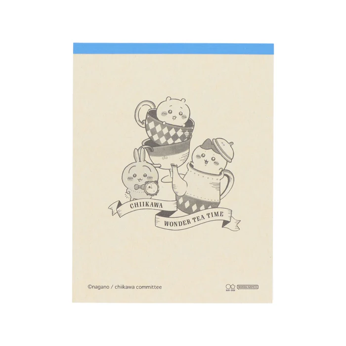Chiikawa 吉伊卡哇｜Wonder tea time爱丽丝梦游仙境下午茶系列便签本｜80张