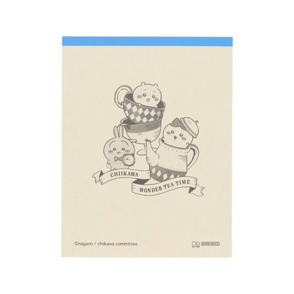 Chiikawa 吉伊卡哇｜Wonder tea time爱丽丝梦游仙境下午茶系列便签本｜80张