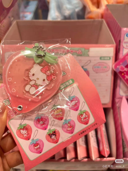 Sanrio｜Strawberry Secret Custom Acrylic Charm mystery bag/blind box/All 8 types｜1pcs