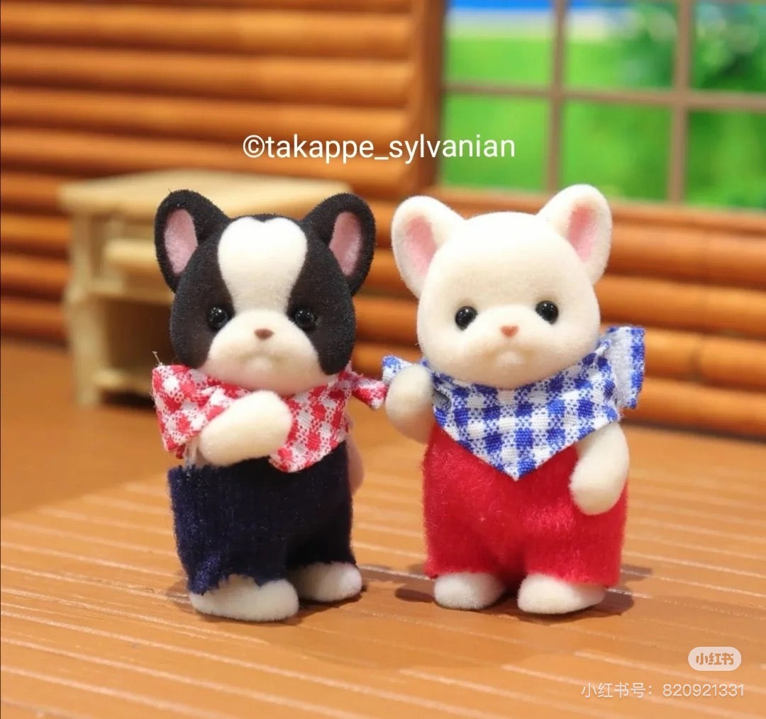 【limit 1】SylvanianFamilies｜French Bulldog Family Set