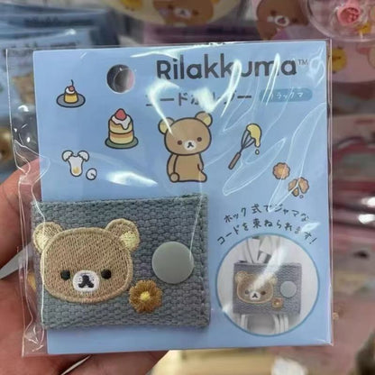 Rilakkuma｜Embroidered Cord Holder｜40×105mm approx.