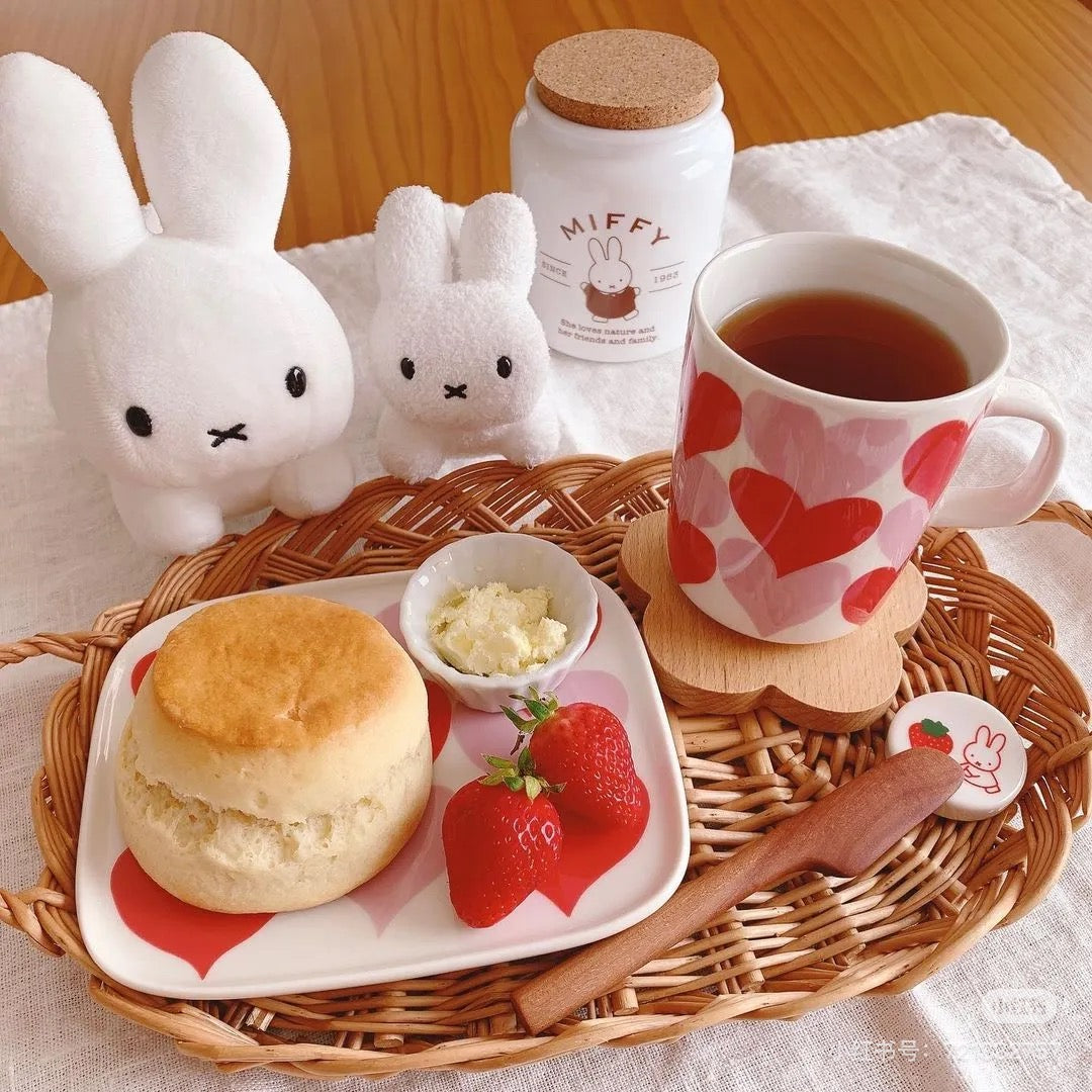Miffy｜Sekiguchi Bruna Family Plush Toy SS Rabbit (White)｜6 x 8 x 15cm approx.
