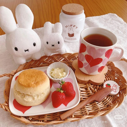 Miffy｜Sekiguchi Bruna Family Plush Toy SS Rabbit (White)｜6 x 8 x 15cm approx.